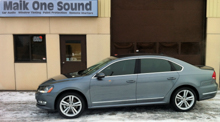 2012 Volkswagen Passat with professional window tint in North Bay
